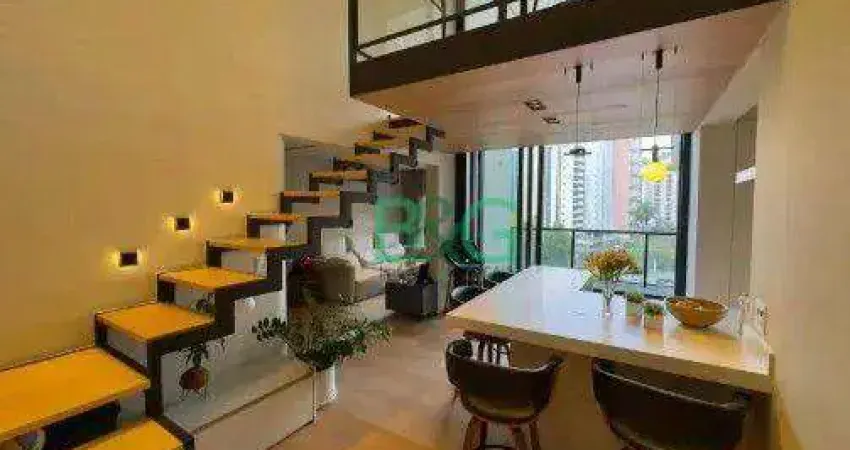 Apartamento duplex para alugar, 104 m² por r$ 19.020,00/mês - vila olímpia - são paulo/sp