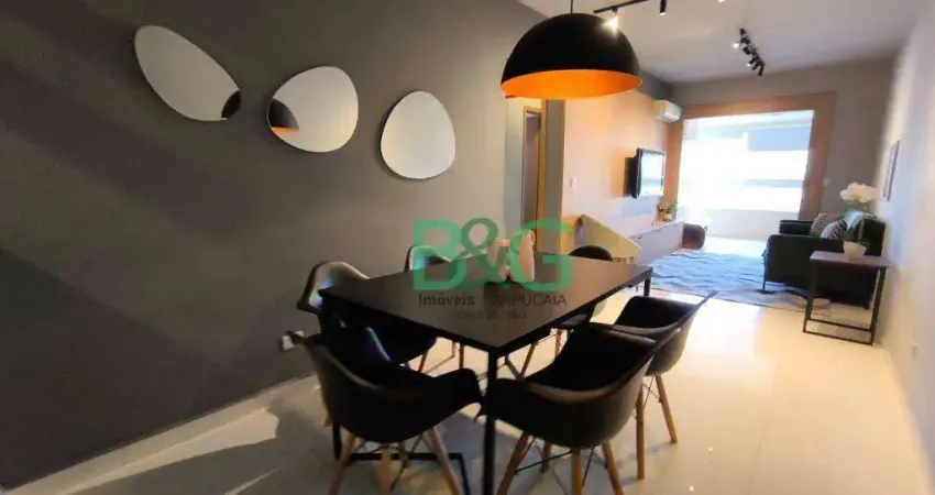 Apartamento com 2 dormitórios à venda, 84 m² por r$ 684.800,00 - aviação - praia grande/sp