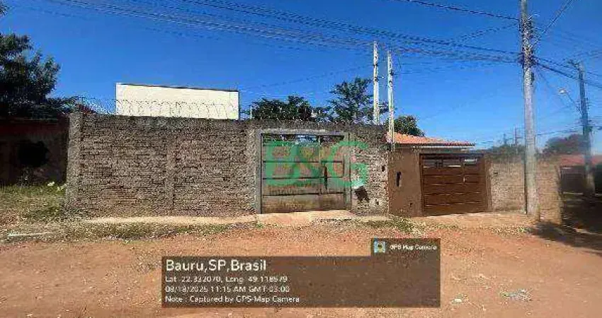 Casa com 2 dormitórios à venda, 36 m² por r$ 125.400 - chácaras cornélia - bauru/sp