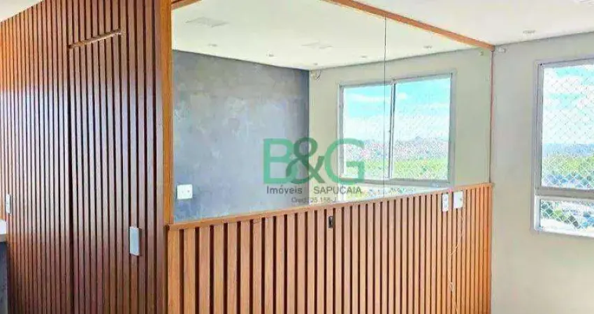 Apartamento com 2 dormitórios à venda, 38 m² por r$ 309.000 - vila das bandeiras - guarulhos/sp