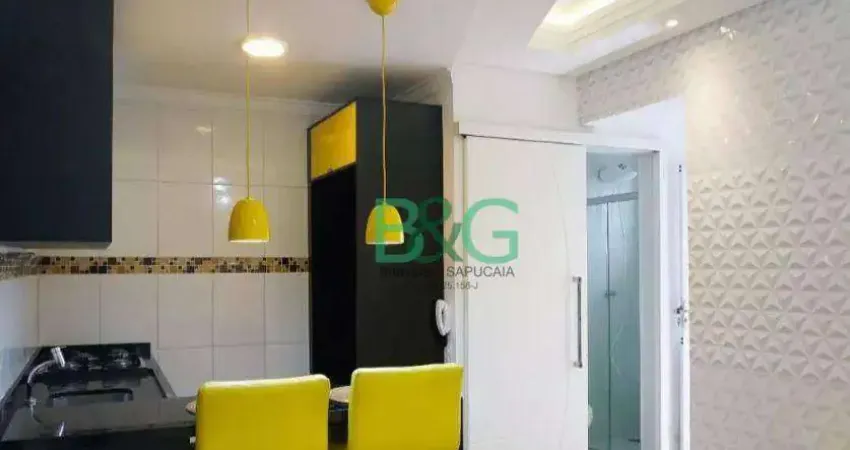 Studio com 1 dormitório à venda, 36 m² por r$ 199. - jardim lisboa - são paulo/sp