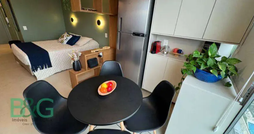 Studio para alugar, 32 m² por r$ 4.569,00/mês - jardim das acácias - são paulo/sp