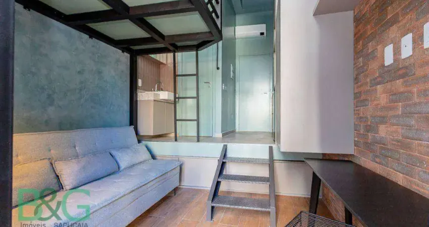 Studio, 21 m² - venda por r$ 420.000,00 ou aluguel por r$ 3.498,00/mês - santo amaro - são paulo/sp