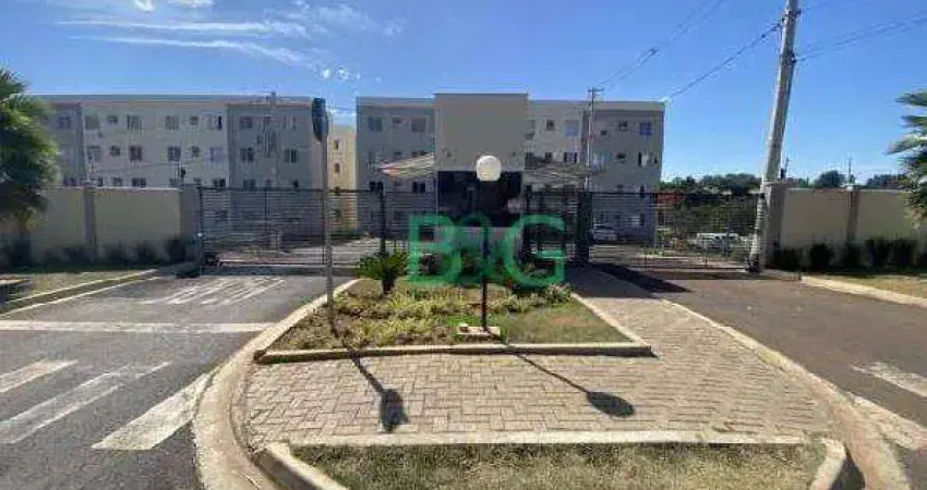Apartamento com 2 dormitórios à venda, 39 m² por r$ 113.226 - jardim country club - bauru/sp