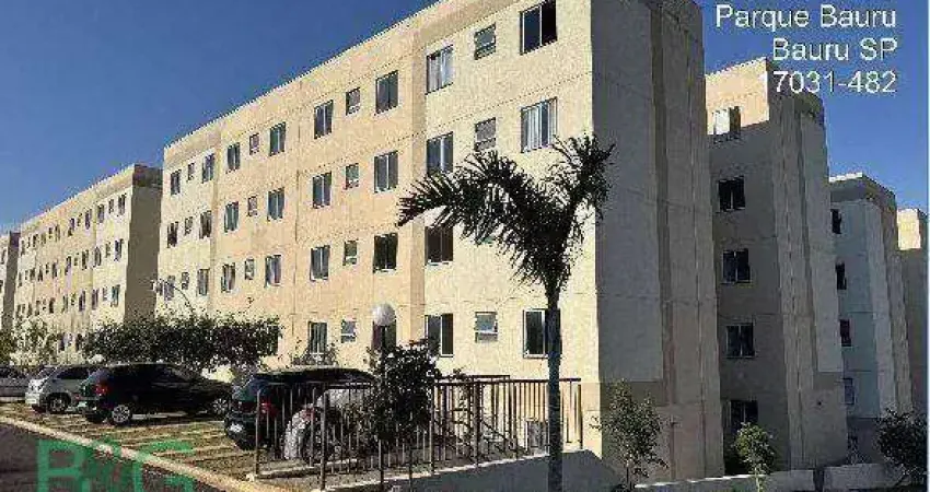 Apartamento com 2 dormitórios à venda, 39 m² por r$ 155.458,09 - jardim country club - bauru/sp