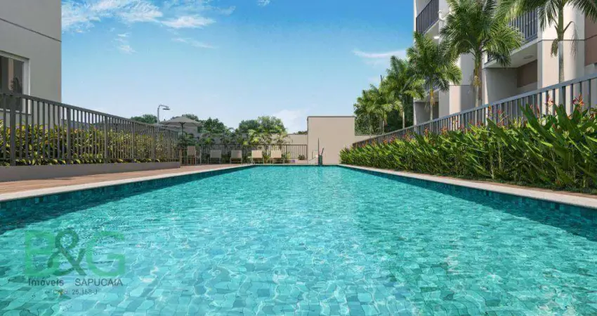 Apartamento com 2 dormitórios à venda, 43 m² por r$ 356.301 - morumbi - são paulo/sp