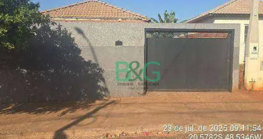 Casa com 2 dormitórios à venda, 43 m² por r$ 111.000 - nova barretos iii - barretos/sp