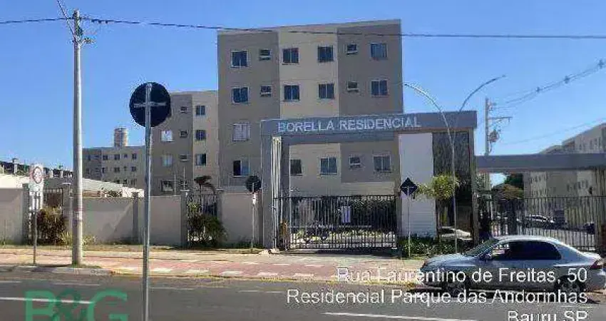 Apartamento à venda, 39 m² por r$ 118.161,36 - parque viaduto - bauru/sp