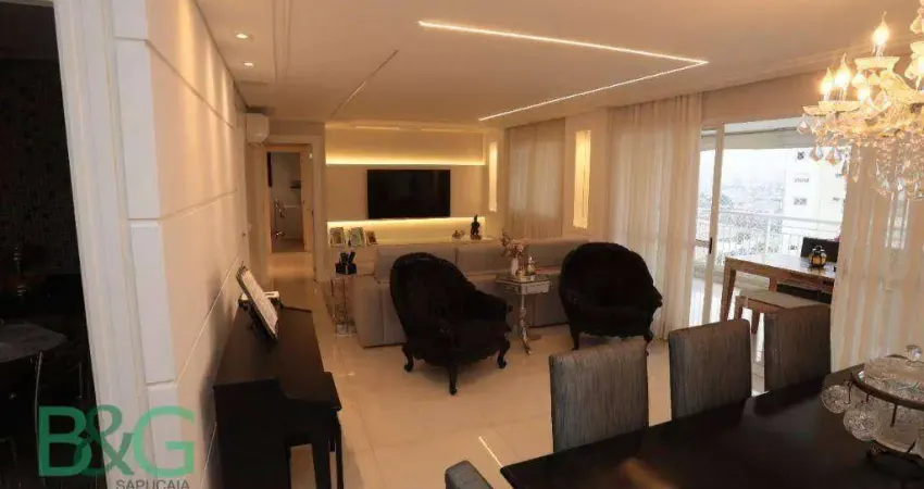 Apartamento com 3 dormitórios à venda, 154 m² por r$ 2.200.000,00 - tatuapé - são paulo/sp