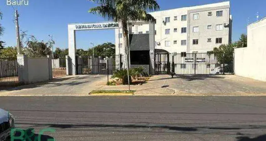 Apartamento com 2 dormitórios à venda, 39 m² por r$ 100.741,08 - vila giunta - bauru/sp