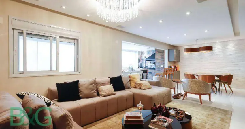 Apartamento com 3 dormitórios à venda, 159 m² por r$ 3.000.000 - jardim das perdizes - são paulo/sp