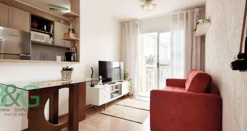 Apartamento com 2 dormitórios à venda, 46 m² por r$ 280.000 - jardim são cristóvão - são paulo/sp