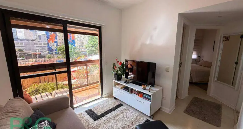 Flat com 1 dormitório à venda, 42 m² por r$ 626.000,00 - vila nova conceição - são paulo/sp