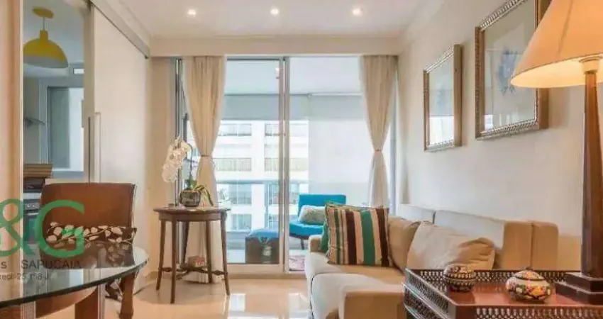 Apartamento com 1 dormitório à venda, 49 m² por r$ 849.000 - campo belo - são paulo/sp