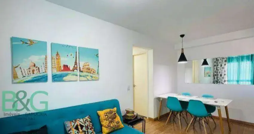 Apartamento com 2 dormitórios à venda, 49 m² por r$ 314.000 - centro - guarulhos/sp