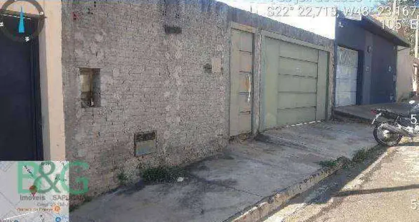 Casa com 2 dormitórios à venda, 55 m² por r$ 100.741,08 - jardim panorama ii - dois córregos/sp