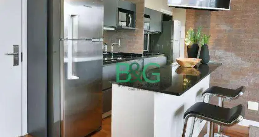 Apartamento com 1 dormitório para alugar, 42 m² por r$ 8.000,00/mês - vila olímpia - são paulo/sp