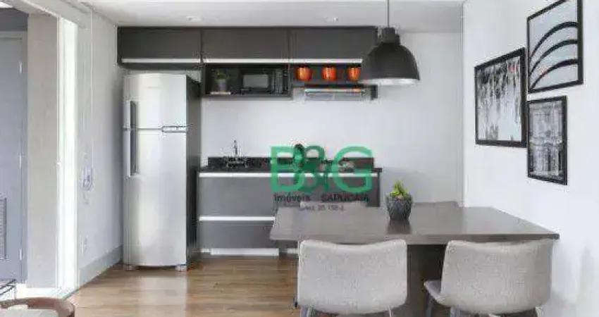 Apartamento com 1 dormitório para alugar, 63 m² por r$ 6.335,92/mês - berrini - são paulo/sp