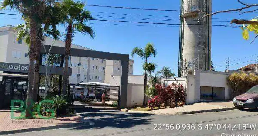 Apartamento com 2 dormitórios à venda, 40 m² por r$ 191.781 - jardim nova abolição - campinas/sp