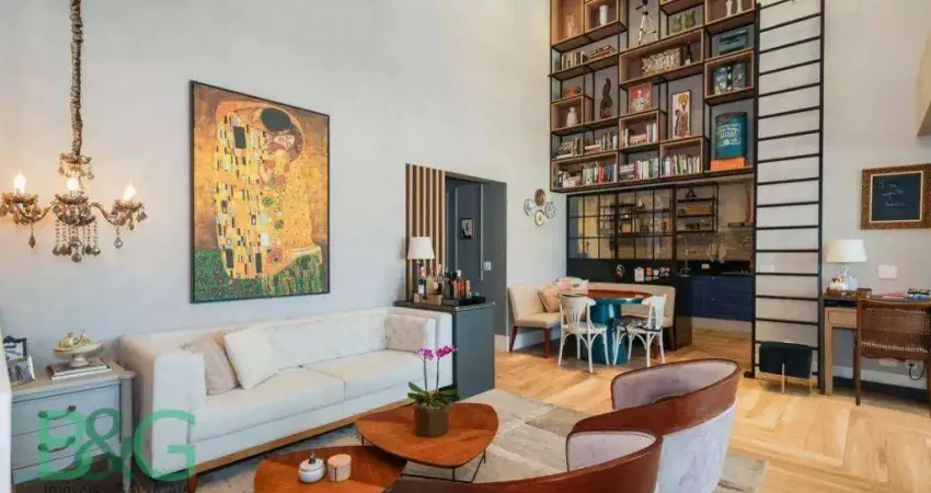 Apartamento duplex com 2 dormitórios à venda, 163 m² por r$ 2.100.000,00 - vila andrade - são paulo/sp