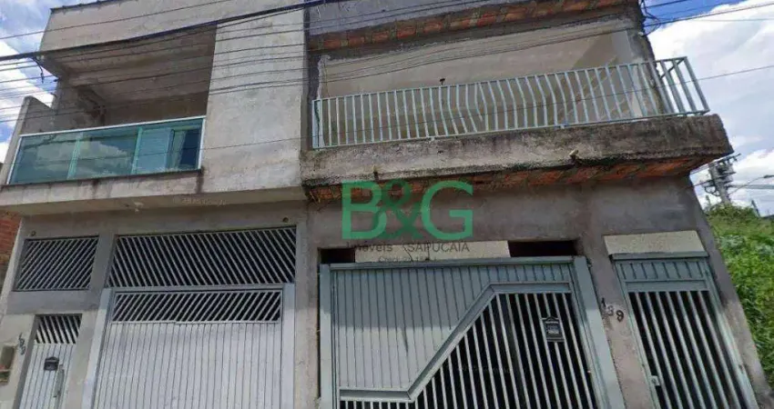 Sobrado com 2 dormitórios à venda, 245 m² por r$ 350.000,00 - jardim itapuã - itaquaquecetuba/sp