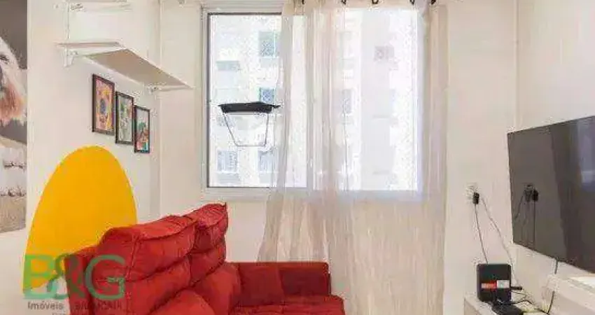 Apartamento com 1 dormitório à venda, 24 m² por r$ 239.000 - belenzinho - são paulo/sp