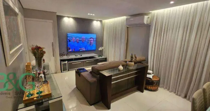 Apartamento com 2 dormitórios, 98 m² - venda por r$ 1.090.000 ou aluguel por r$ 7.750/mês - jurubatuba - são paulo/sp