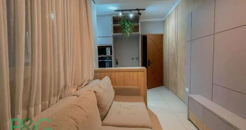 Apartamento com 2 dormitórios à venda, 44 m² por r$ 345.000 - vila gilda - santo andré/sp