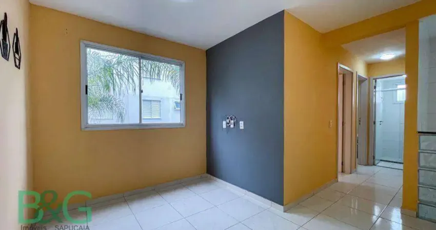 Apartamento com 2 dormitórios à venda, 42 m² por r$ 209.999 - parque nações unidas - são paulo/sp
