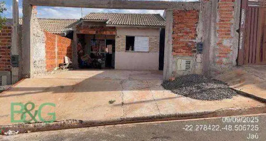 Casa com 2 dormitórios à venda, 44 m² por r$ 117.444 - residencial cidade alta - jaú/sp