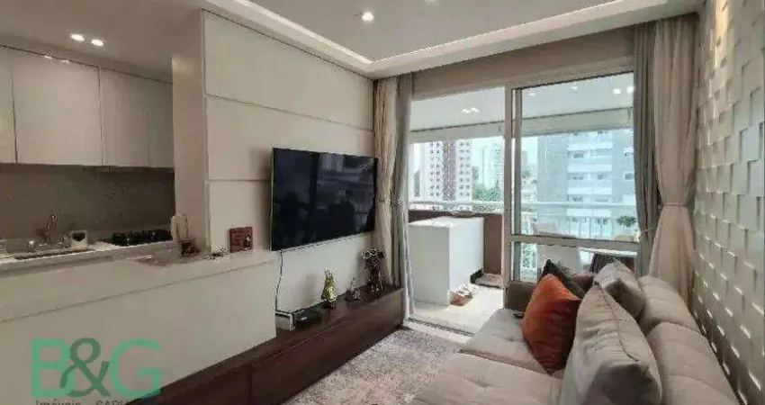 Apartamento com 2 dormitórios à venda, 48 m² por r$ 909.000 - chácara inglesa - são paulo/sp