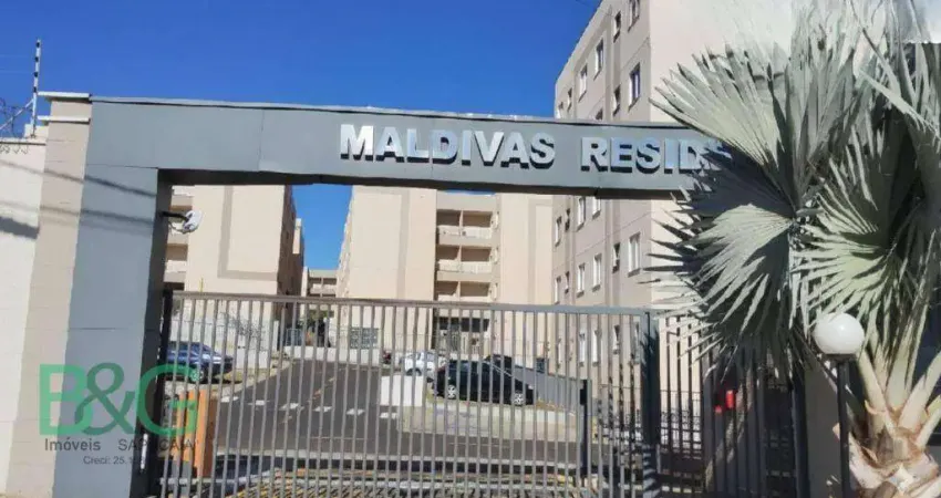 Apartamento com 2 dormitórios à venda, 39 m² por r$ 122.425,59 - a definir - marília/sp