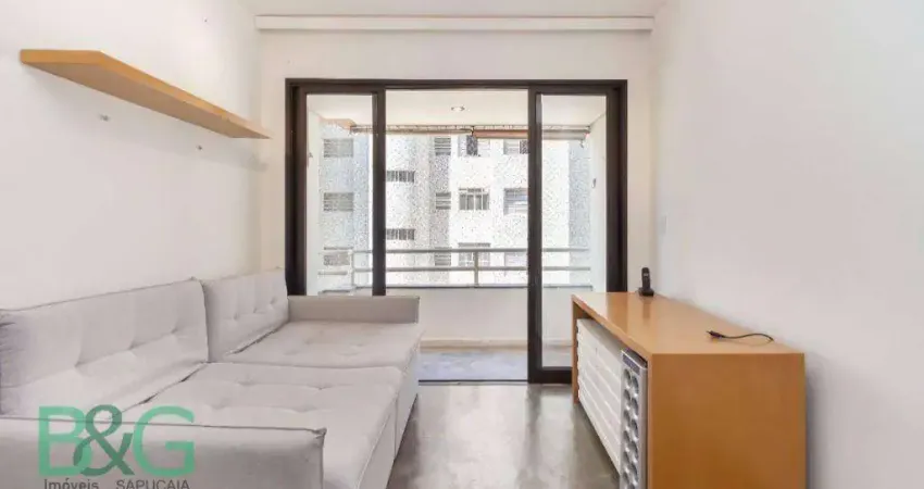 Apartamento com 1 dormitório à venda, 45 m² por r$ 450.000 - consolação - são paulo/sp