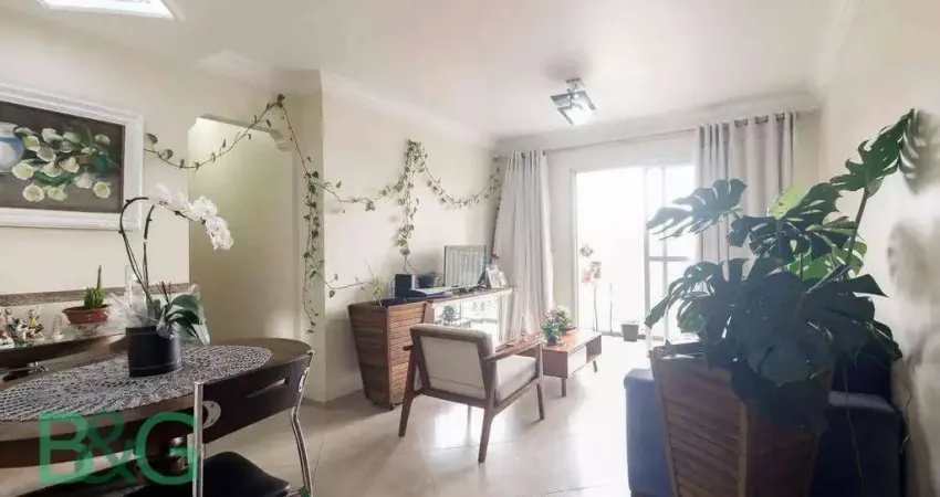 Apartamento com 3 dormitórios à venda, 74 m² por r$ 530.000 - chácara califórnia - são paulo/sp