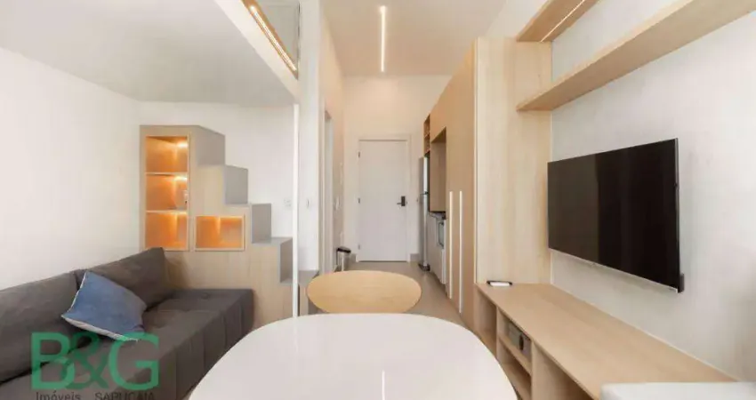 Apartamento com 1 dormitório à venda, 29 m² por r$ 495.000 - jardim das acácias - são paulo/sp