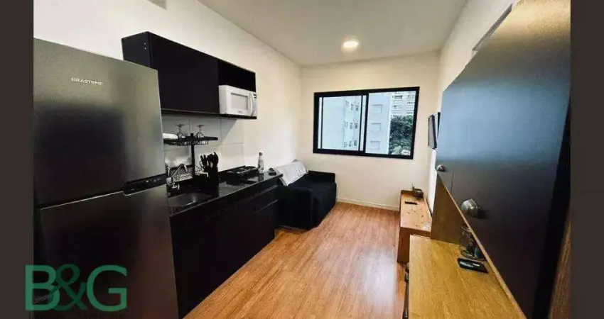 Apartamento com 1 dormitório à venda, 24 m² por r$ 369.000 - vila pompeia - pompéia/sp