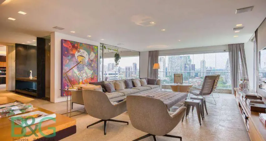 Apartamento com 3 dormitórios à venda, 352 m² por r$ 14.500.000 - pinheiros - são paulo/sp