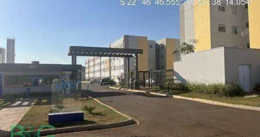 Apartamento com 2 dormitórios à venda, 45 m² por r$ 167.090 - chácaras água branca - piracicaba/sp