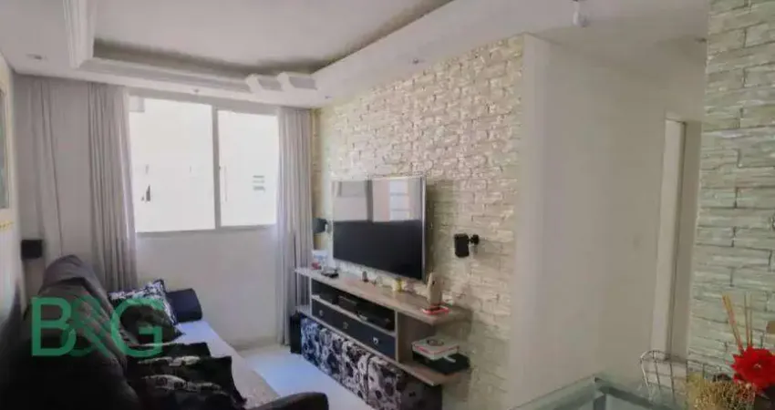 Apartamento com 2 dormitórios à venda, 45 m² por r$ 284. - centro - guarulhos/sp