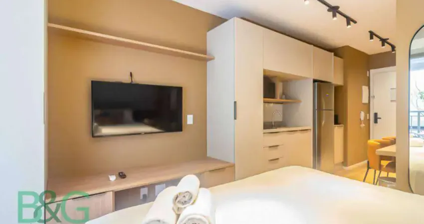Studio com 1 dormitório para alugar, 30 m² por r$ 3.850/mês - paraíso - são paulo/sp