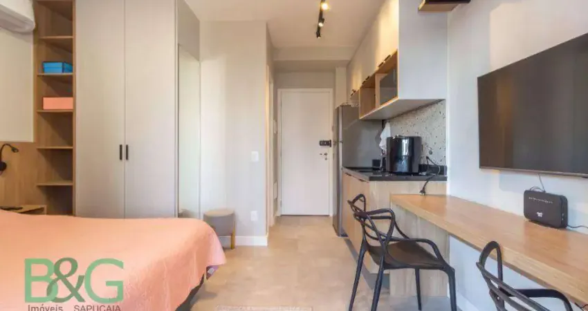 Apartamento com 1 dormitório à venda, 25 m² por r$ 460.000 - jardim das acácias - são paulo/sp