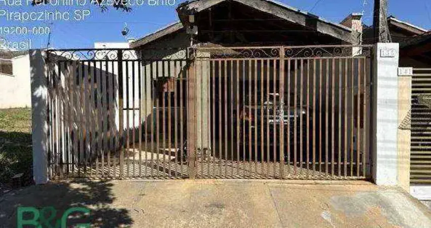 Casa com 2 dormitórios à venda, 69 m² por r$ 109.800 - parque alvorada - pirapozinho/são paulo