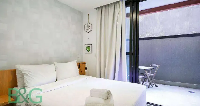 Studio com 1 dormitório para alugar, 28 m² por r$ 3.585/mês - vila mariana - são paulo/sp