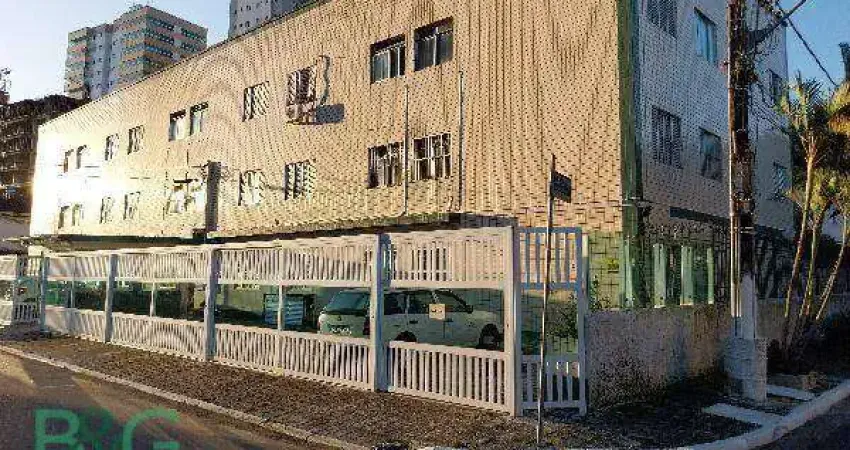 Apartamento com 1 dormitório à venda, 27 m² por r$ 124.200 - canto do forte - praia grande/sp