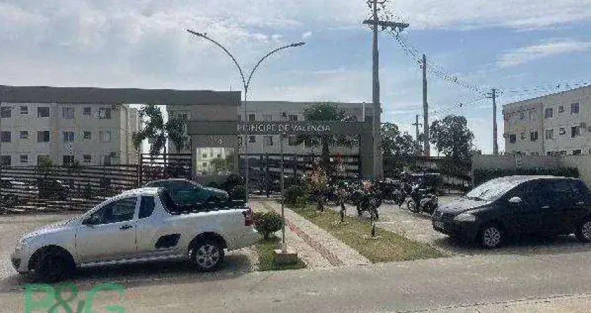 Apartamento com 2 dormitórios à venda, 39 m² por r$ 139.861 - conjunto habitacional mario amato - presidente prudente/sp