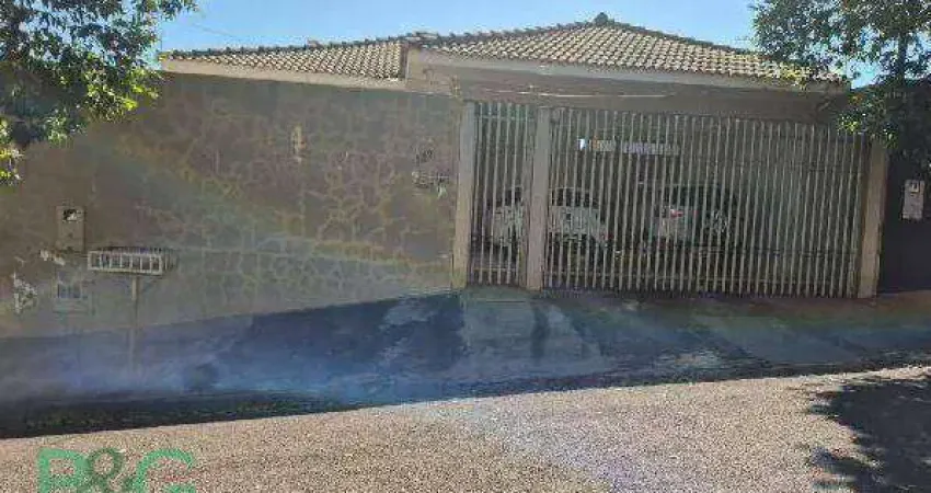 Casa com 3 dormitórios à venda, 121 m² por r$ 313.472 - residencial são paulo - presidente prudente/sp