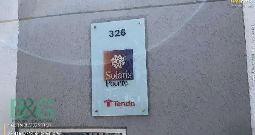 Apartamento com 2 dormitórios à venda, 41 m² por r$ 120.423 - chácara maria trindade - são paulo/sp