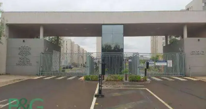 Apartamento com 2 dormitórios à venda, 47 m² por r$ 166.396 - chácaras pedro corrêa de carvalho - ribeirão preto/sp