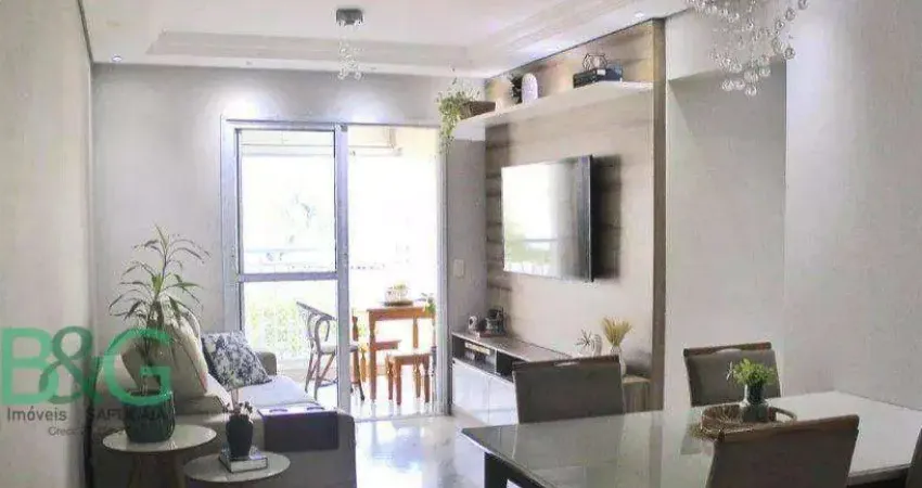 Apartamento com 3 dormitórios à venda, 75 m² por r$ 779.000 - vila augusta - guarulhos/sp