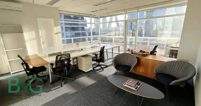 Conjunto para alugar, 133 m² por r$ 18.200/mês - itaim bibi - são paulo/sp